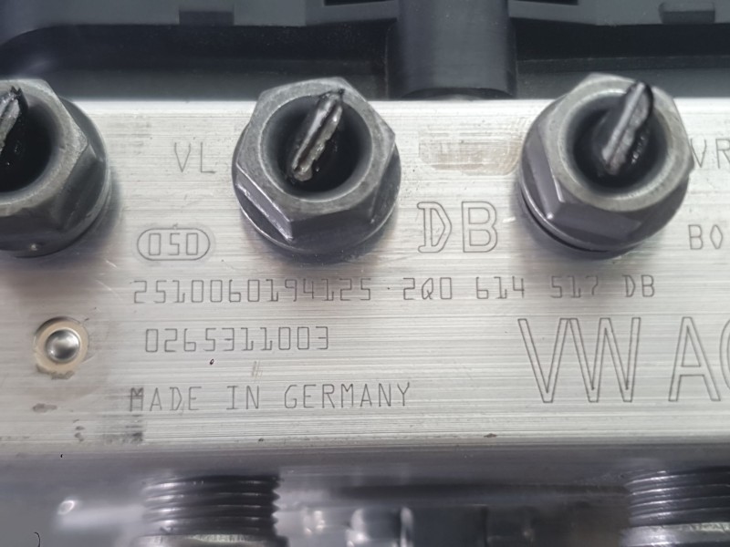 Recambio de abs para skoda fabia iv (pj3) 1.0 tsi referencia OEM IAM 2Q0614517ASBEF  