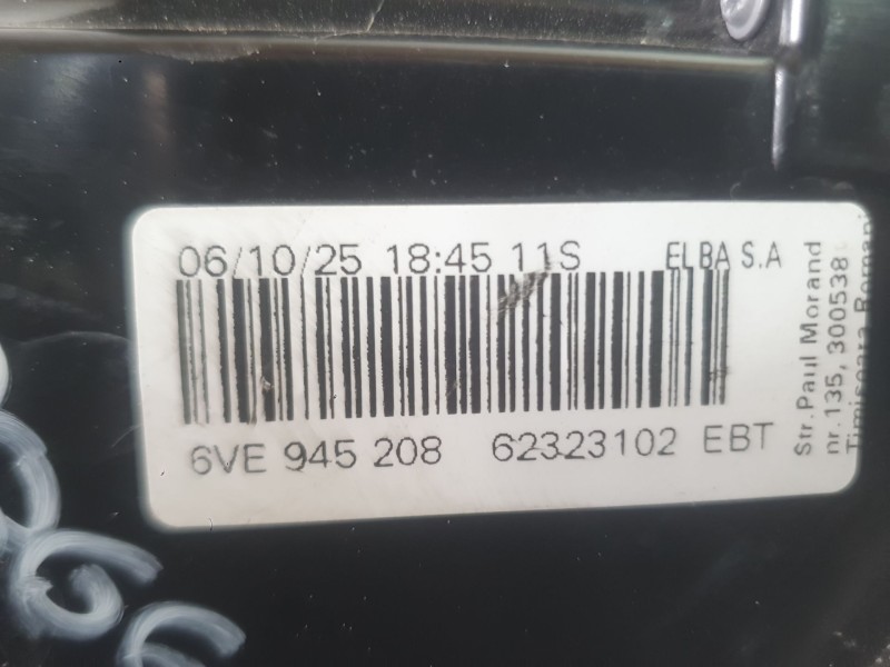 Recambio de piloto trasero derecho exterior para skoda fabia iv (pj3) 1.0 tsi referencia OEM IAM 6VE945112 6VE945208 