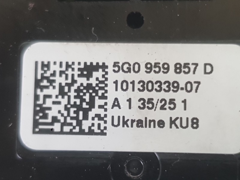 Recambio de mando elevalunas delantero izquierdo para skoda fabia iv (pj3) 1.0 tsi referencia OEM IAM 5G0959857DWHS  