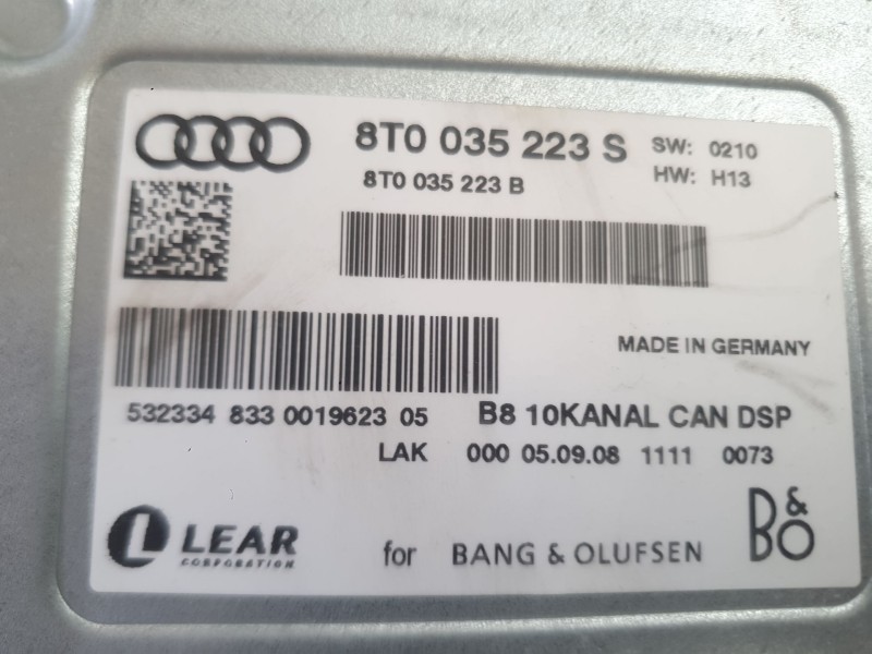 Recambio de amplificador radio para audi a5 (8t3) 2.7 tdi referencia OEM IAM   