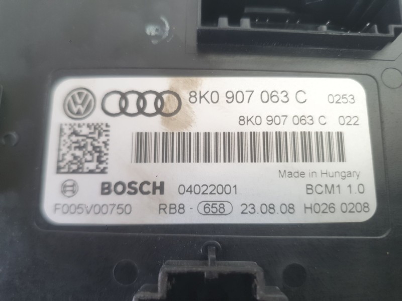 Recambio de modulo electronico para audi a5 (8t3) 2.7 tdi referencia OEM IAM 8K0907063C  