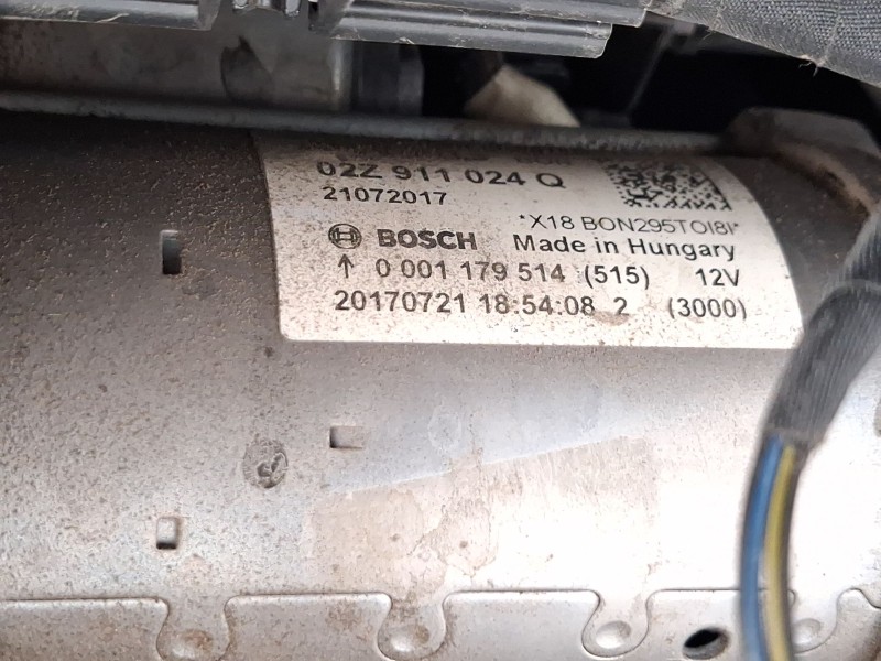 Recambio de motor arranque para volkswagen golf vii (5g1, bq1, be1, be2) 1.0 tsi referencia OEM IAM 02Z911024  