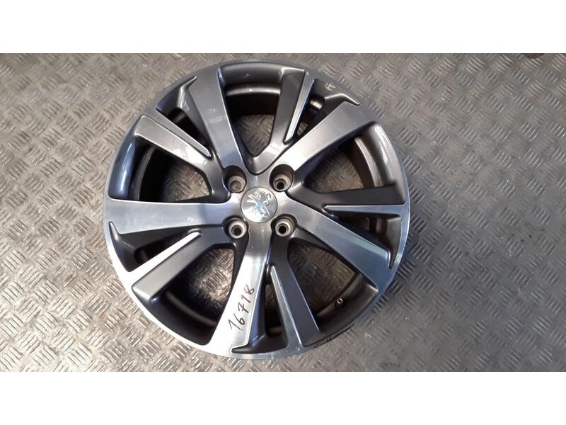 Recambio de llanta aluminio para peugeot 2008 i (cu_) 1.2 thp 110 / puretech 110 referencia OEM IAM 6.5X17 4 TORN ET20 ALUMINIO 