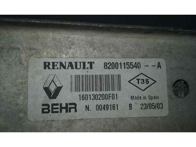 Recambio de intercooler para renault megane ii berlina 3p confort dynamique referencia OEM IAM 160130200F01 8200115540A BEHR