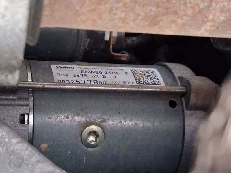 Recambio de motor arranque para citroën berlingo furgoneta/monovolumen (k9) 1.5 bluehdi 100 referencia OEM IAM 9832577880  