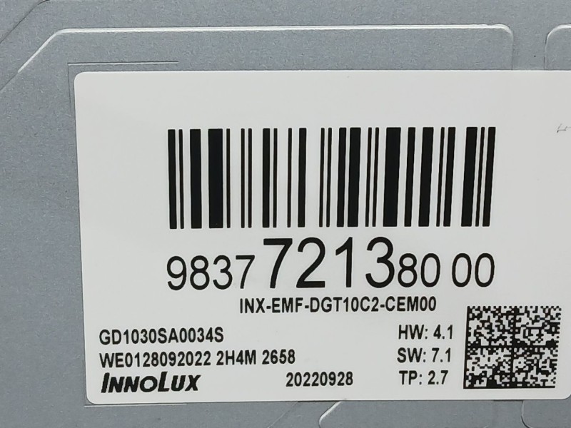 Recambio de sistema navegacion gps para opel mokka 1.2 (76) referencia OEM IAM   