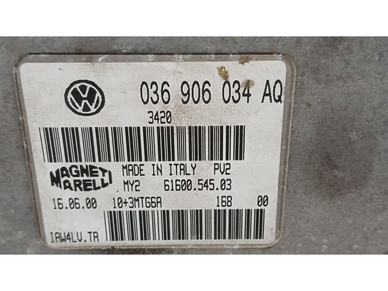 Recambio de centralita motor uce para volkswagen lupo i (6x1, 6e1) 1.4 16v referencia OEM IAM 036998034AQ  