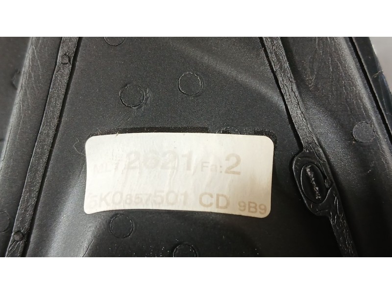 Recambio de retrovisor izquierdo para volkswagen golf vi (5k1) 1.2 tsi referencia OEM IAM 5K0857507AD  