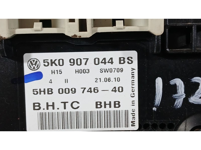Recambio de mando climatizador para volkswagen golf vi (5k1) 1.2 tsi referencia OEM IAM 5K0907044H  