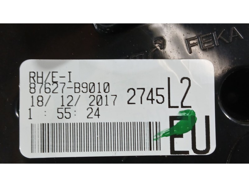 Recambio de retrovisor derecho para hyundai i10 ii (ba, ia) 1.2 referencia OEM IAM 87620B9010 ELECTRICO 