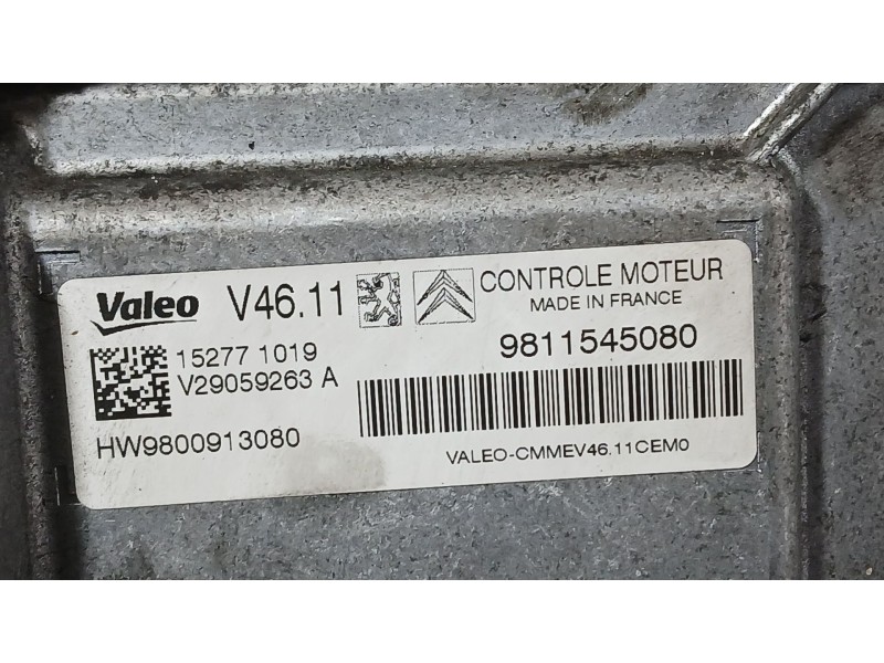 Recambio de centralita motor uce para peugeot 208 i (ca_, cc_) 1.2 vti 82 referencia OEM IAM 1612859880  