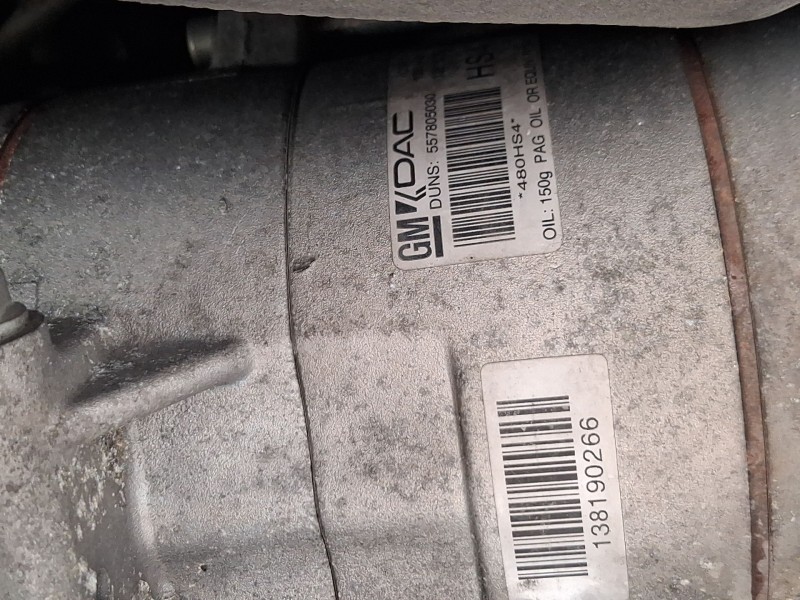 Recambio de compresor aire acondicionado para chevrolet cruze (j300) 2.0 cdi referencia OEM IAM 84005683  