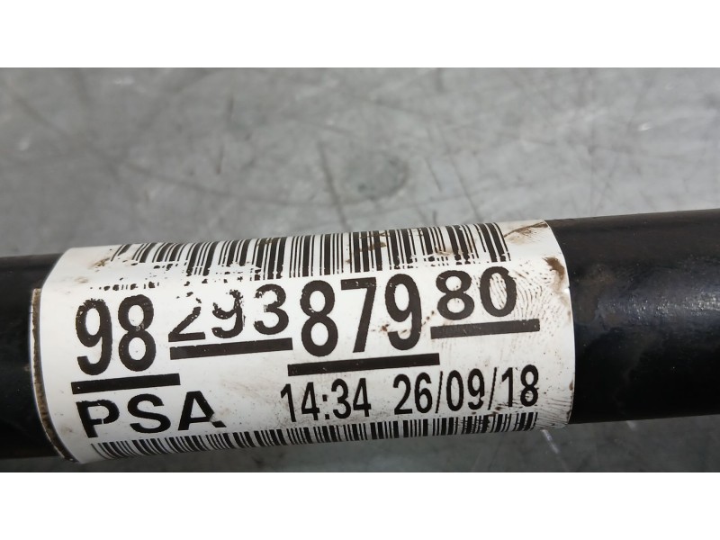 Recambio de transmision delantera derecha para peugeot 2008 i (cu_) 1.2 thp 110 / puretech 110 referencia OEM IAM 9829387980  