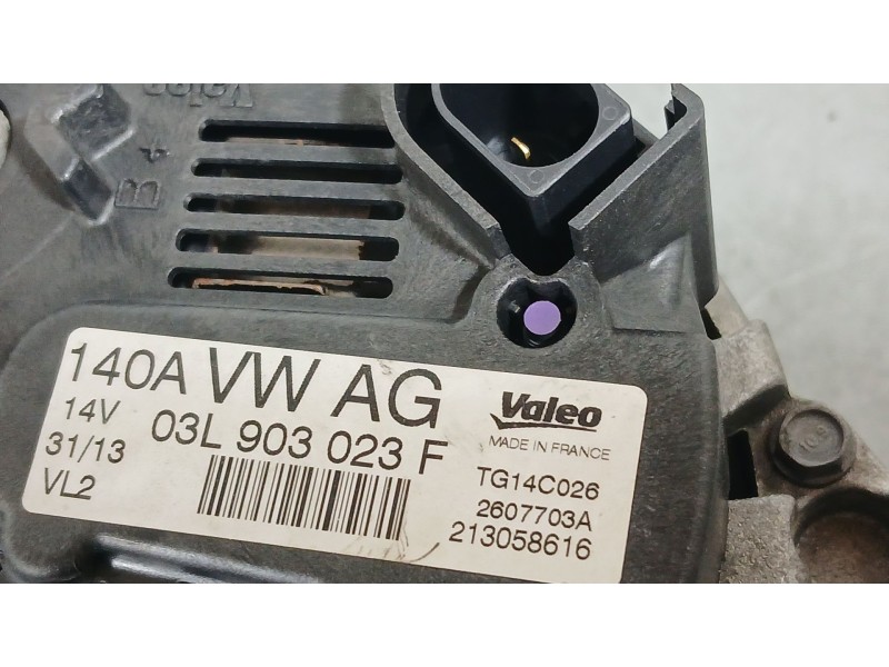 Recambio de alternador para seat toledo iv (kg3) 1.6 tdi referencia OEM IAM 06F903023F  