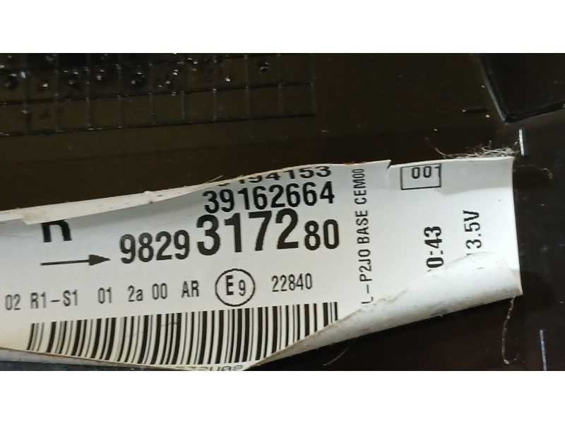 Recambio de piloto trasero derecho exterior para opel corsa f (p2jo) 1.2 (68) referencia OEM IAM 9829317280  