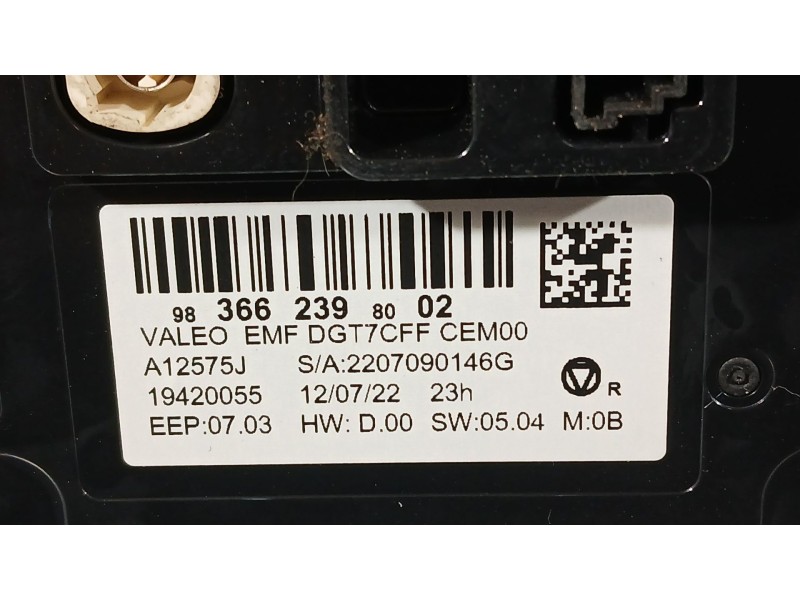 Recambio de sistema navegacion gps para opel corsa f (p2jo) 1.2 (68) referencia OEM IAM 9836623980  