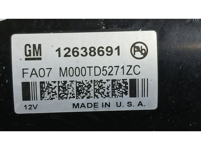Recambio de motor arranque para opel karl (c16) 1.0 referencia OEM IAM 12653611  