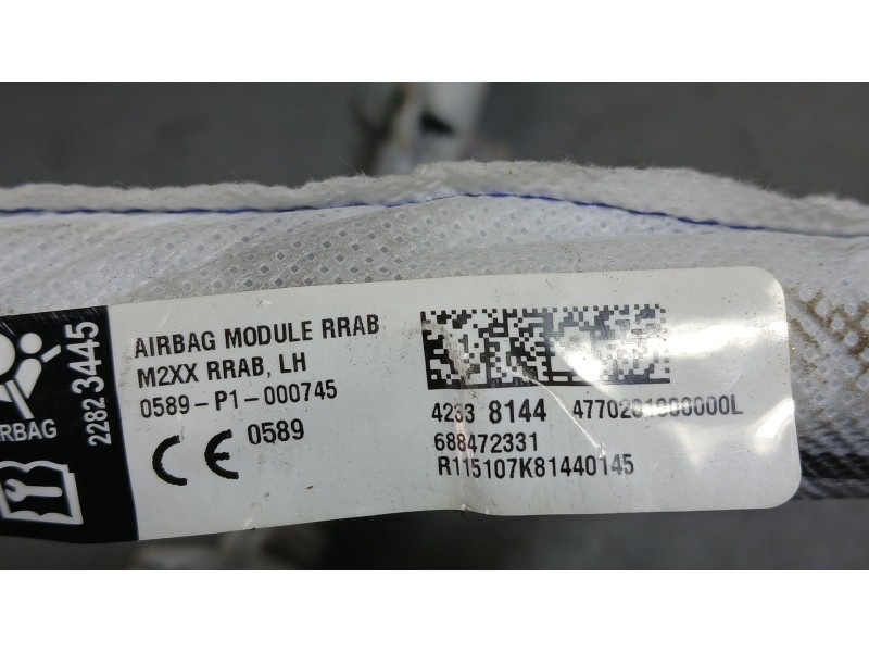 Recambio de airbag cortina delantero izquierdo para opel karl (c16) 1.0 referencia OEM IAM 42338144  