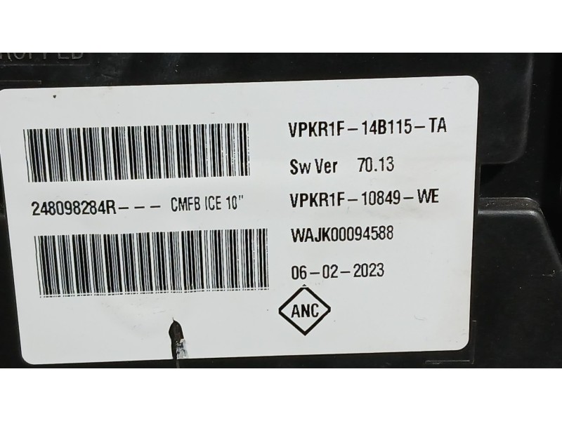 Recambio de cuadro instrumentos para renault clio v (b7_) tce 90 (b7mt) referencia OEM IAM 248607253R  