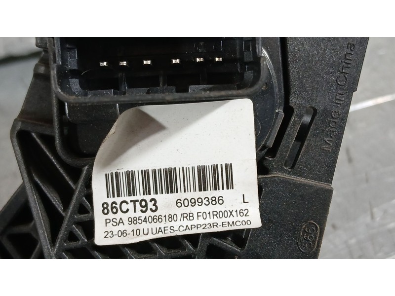 Recambio de potenciometro pedal para peugeot partner furgoneta/monovolumen (k9) 1.5 bluehdi 100 referencia OEM IAM 9813994080  
