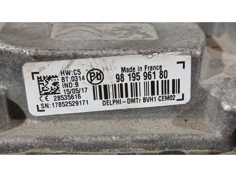 Recambio de centralita start / stop para peugeot 2008 i (cu_) 1.2 thp 110 / puretech 110 referencia OEM IAM   
