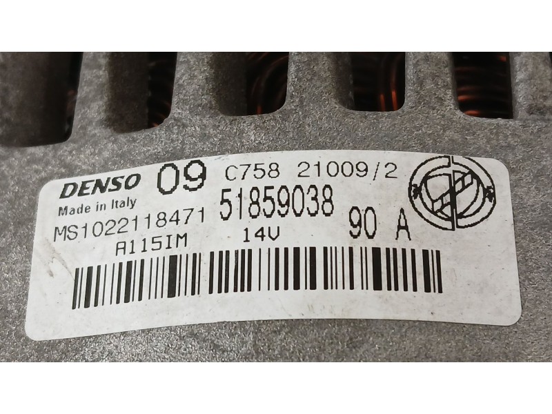 Recambio de alternador para fiat 500 (312_) 1.2 (312axa1a) referencia OEM IAM 51700675  