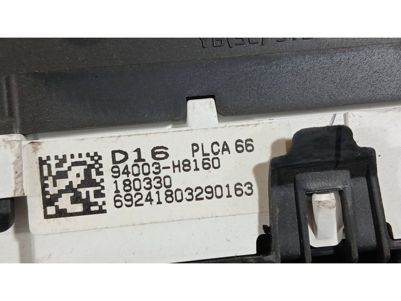 Recambio de cuadro instrumentos para kia stonic (yb) 1.0 t-gdi referencia OEM IAM 94011H8110  