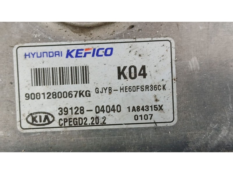 Recambio de centralita motor uce para kia stonic (yb) 1.0 t-gdi referencia OEM IAM 3912804030  