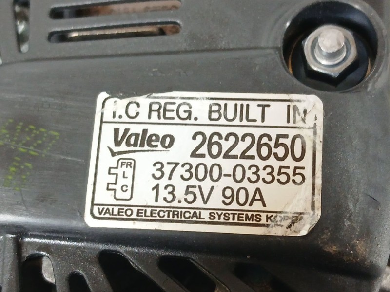 Recambio de alternador para hyundai i20 ii (gb, ib) 1.2 referencia OEM IAM 3730003355  