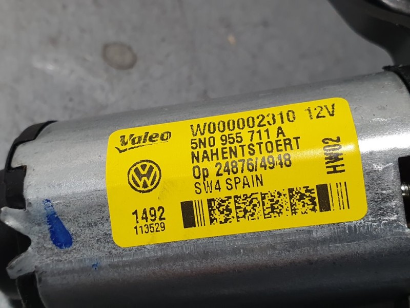Recambio de motor limpia trasero para volkswagen tiguan (5n1) advance bluemotion referencia OEM IAM 5N0955711A W000002310 VALEO