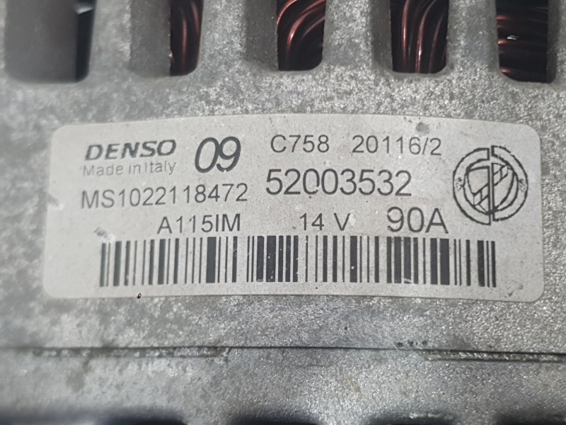 Recambio de alternador para fiat tipo hatchback (356_, 357_) 1.4 (356hxa1b) referencia OEM IAM 77365276  