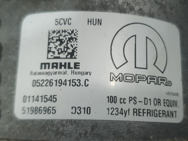 Recambio de compresor aire acondicionado para fiat tipo hatchback (356_, 357_) 1.4 (356hxa1b) referencia OEM IAM 51986965  