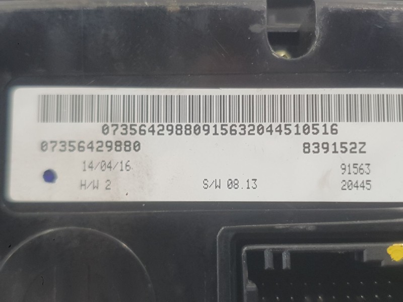Recambio de mando climatizador para fiat tipo hatchback (356_, 357_) 1.4 (356hxa1b) referencia OEM IAM   