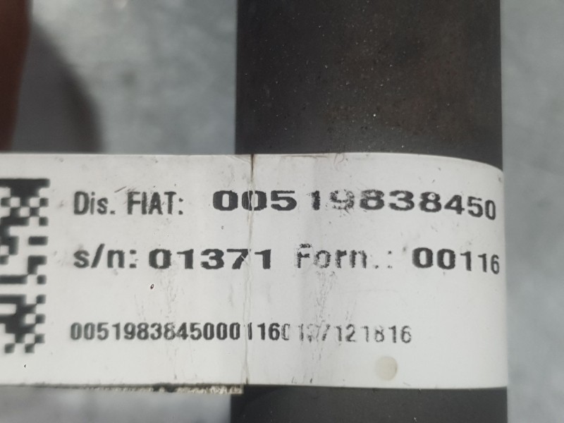 Recambio de transmision delantera derecha para fiat tipo hatchback (356_, 357_) 1.4 (356hxa1b) referencia OEM IAM 46355148  