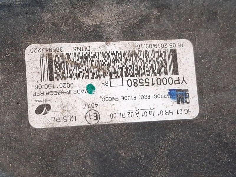 Recambio de faro derecho para opel grandland / grandland x (a18, p1uo) 1.5 turbo d (75) referencia OEM IAM YP00015580  