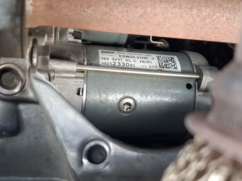 Recambio de motor arranque para opel grandland / grandland x (a18, p1uo) 1.5 turbo d (75) referencia OEM IAM 9832577880 16656639