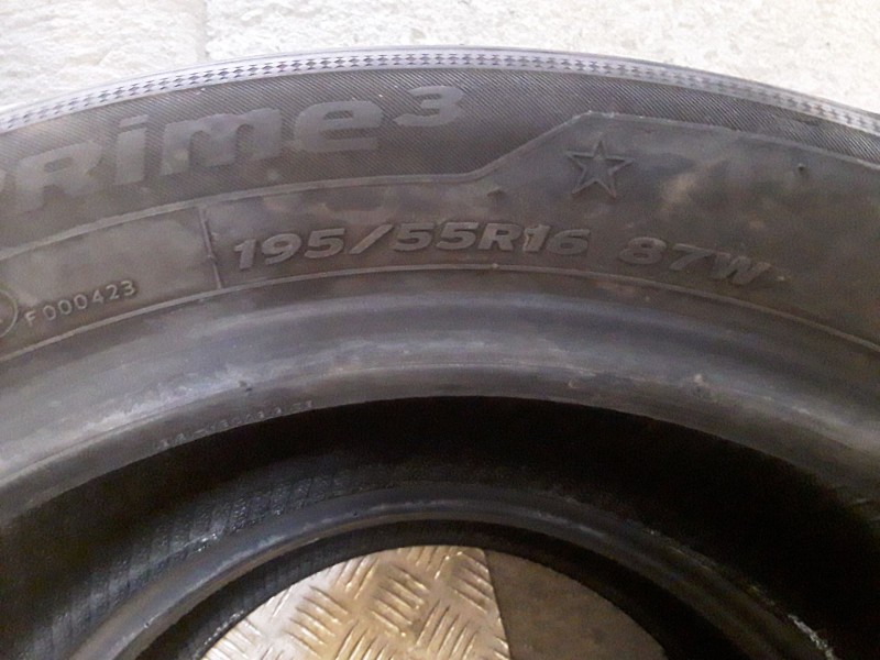 Recambio de neumatico pareja para neumaticos reutilizados - referencia OEM IAM 195551687W HANKOOK 195/55/16/87W