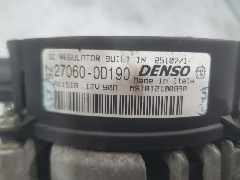 Recambio de alternador para toyota auris (_e15_) 1.4 (zze150_) referencia OEM IAM 270600D190 270600D190  