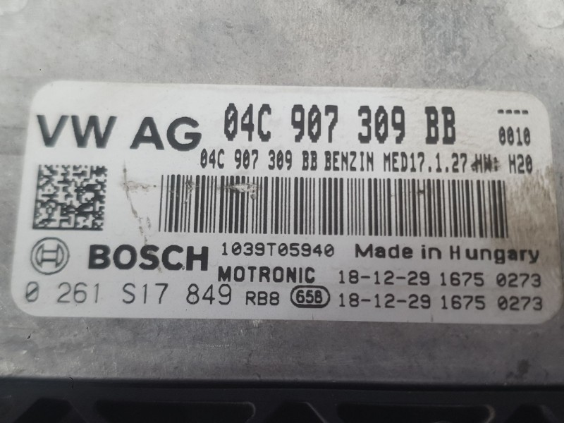 Recambio de centralita motor uce para seat ibiza v (kj1, kjg) 1.0 tsi referencia OEM IAM 04C906025B  