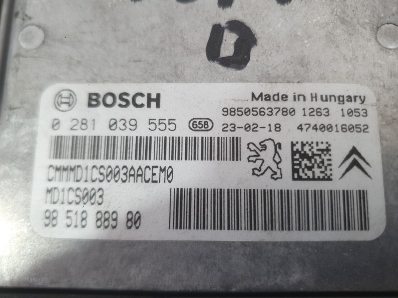 Recambio de centralita motor uce para peugeot 208 ii (ub_, up_, uw_, uj_) 1.5 bluehdi 100 referencia OEM IAM 1687819280  