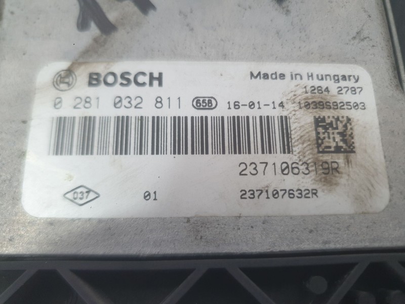 Recambio de centralita motor uce para renault clio iv (bh_) 1.5 dci 90 referencia OEM IAM 237102748R  