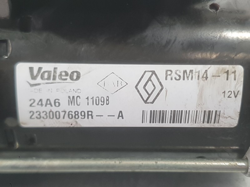 Recambio de motor arranque para renault clio iv (bh_) 1.5 dci 90 referencia OEM IAM 233000603R  