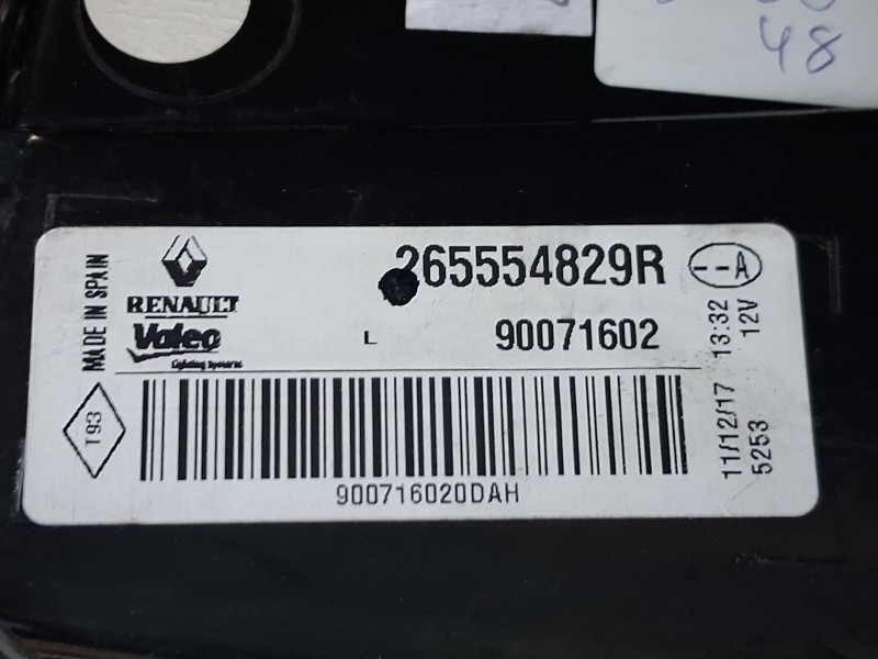 Recambio de piloto trasero izquierdo exterior para renault megane iv hatchback (b9a/m/n_) 1.2 tce 130 (b9mr) referencia OEM IAM 