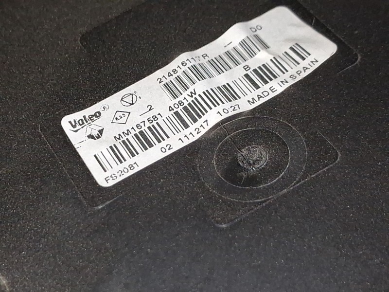 Recambio de electroventilador para renault megane iv hatchback (b9a/m/n_) 1.2 tce 130 (b9mr) referencia OEM IAM 214813939R  