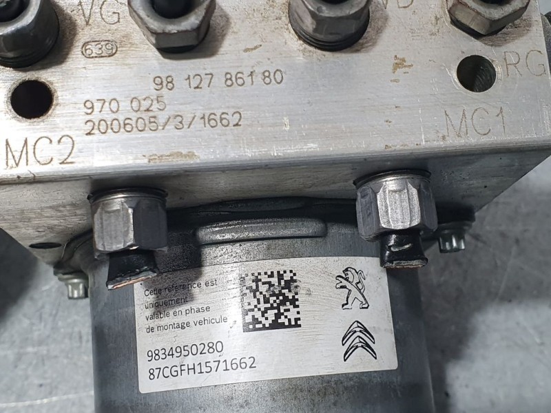 Recambio de abs para citroën berlingo feel m referencia OEM IAM 9812786180 970025 BOSCH