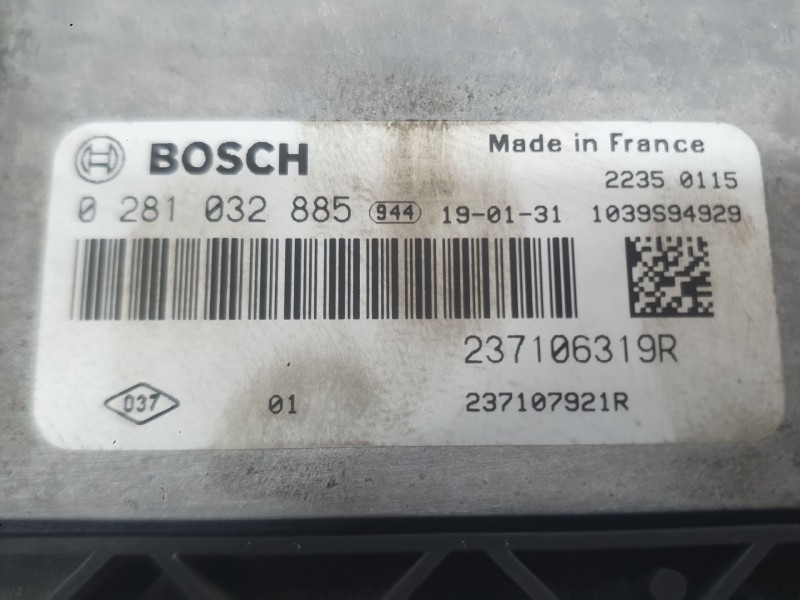 Recambio de centralita motor uce para renault kangoo / grand kangoo ii (kw0/1_) 1.5 dci 75 (kw07, kw10, kw04) referencia OEM IAM