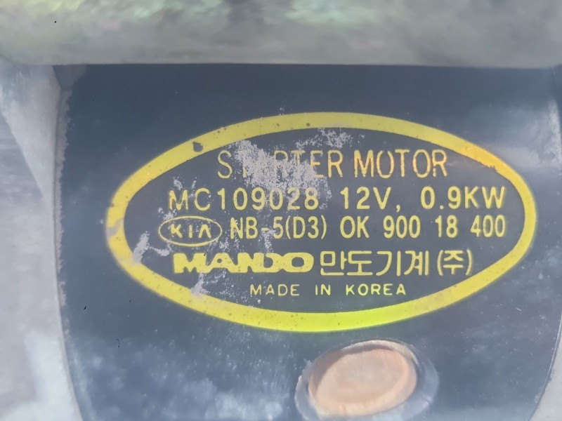 Recambio de motor arranque para kia carens i monospace (fc, fj) 1.8 i referencia OEM IAM 0K90018400C  