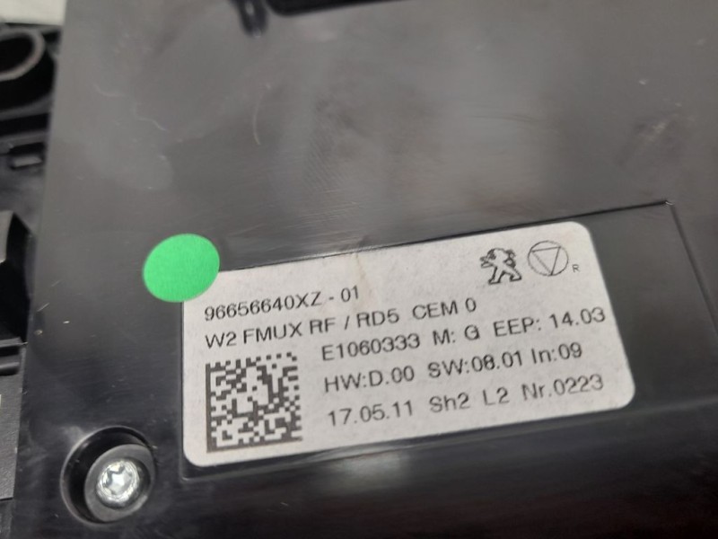 Recambio de mando multifuncion para peugeot 508 access referencia OEM IAM 96656640XZ  