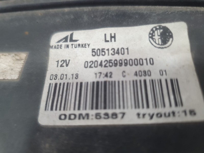 Recambio de piloto trasero izquierdo interior para alfa romeo giulietta (940_) 1.6 jtdm (940fxd1a) referencia OEM IAM 50531133  