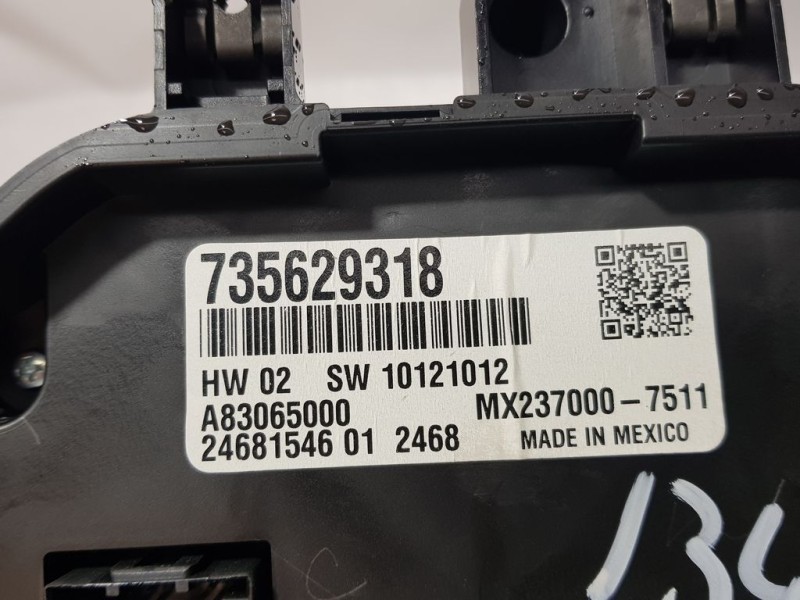 Recambio de mando climatizador para fiat nuova 500 (150) pop referencia OEM IAM 735629318 2468154601 DENSO